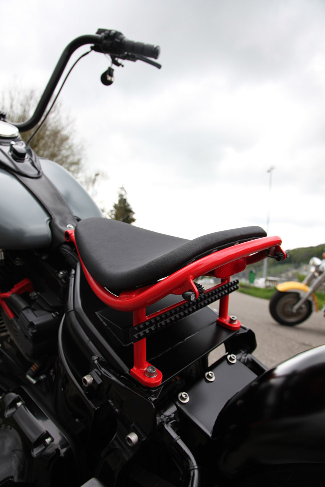 CCCP H-D Bobber Umbau Rückansicht
